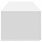 vidaXL Meuble TV mural Blanc 98 x 41 x 30 cm Bois d'ingénierie