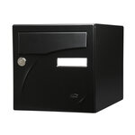 Boîte aux lettres Préface 1 porte   Noir mat RAL 9005M