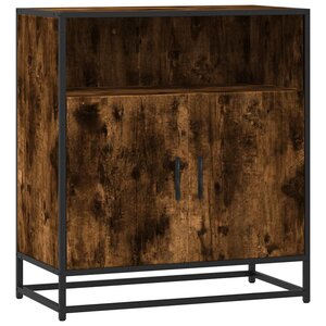 vidaXL Buffet chêne fumé 68x35x76 cm bois d'ingénierie
