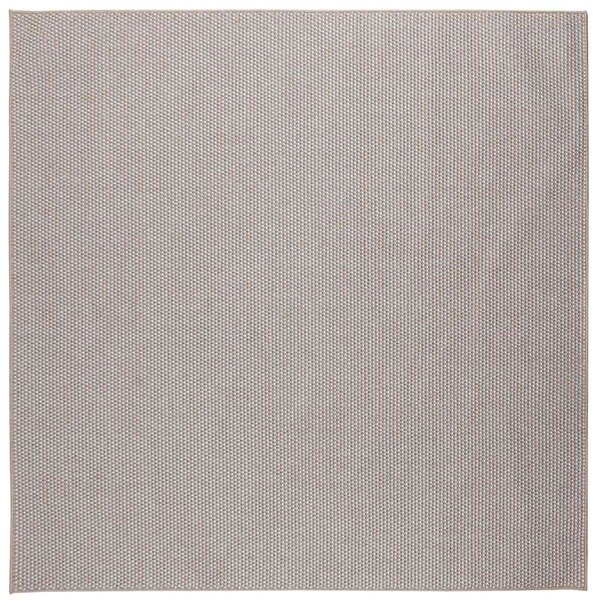vidaXL Tapis de surface LUGO Crème et Taupe 200 x 200 cm Polyester