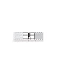 THIRARD - Cylindre double entrée Transit 1  35x45mm  nickelé  5 clés