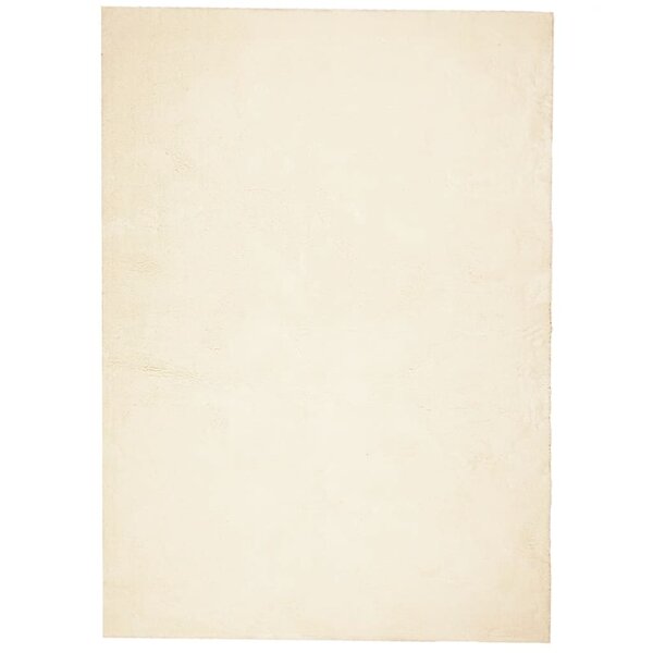 vidaXL Tapis HUARTE à poils courts doux et lavable crème 240x340 cm