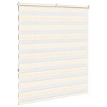 vidaXL Store zèbre beige marbré largeur du tissu 125 9 cm polyester