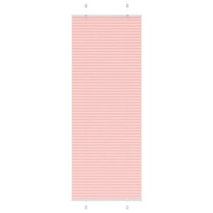 vidaXL Store plissé rose 80x200 cm largeur du tissu 79 4 cm polyester
