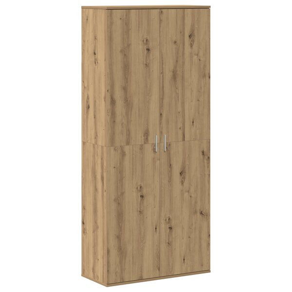 vidaXL Haute-commode en chêne artisanal 80x35x180 cm en bois d'ingénierie