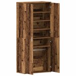 vidaXL Cabinet à chaussures avec étagère Bois ancien 80 x 39 x 178 cm