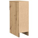 vidaXL Tables de chevet avec tiroir 2 Pièces chêne artisanal 20x36x60 cm