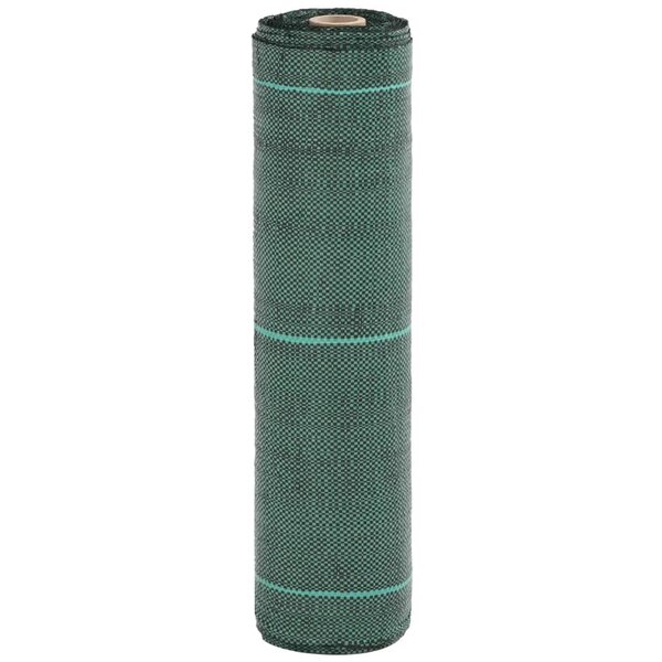 vidaXL Membrane anti-mauvaises herbes vert 0 5x10 m PP