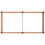 vidaXL Jardinière surélevée Marron 200 x 100 x 91 cm WPC et Aluminium