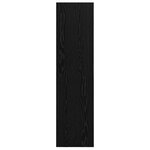 vidaXL Meuble TV mural Chêne noir 37 x 37 x 142.5 cm Bois d'ingénierie