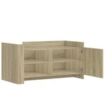 vidaXL Table basse chêne sonoma 100x50x50 cm bois d'ingénierie