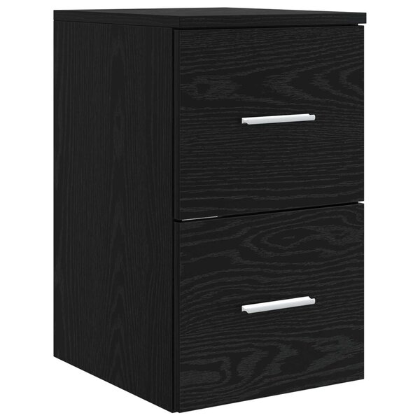vidaXL Meuble de Salle de Bain In-between Chêne noir 30 x 41 x 50 cm