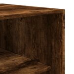 vidaXL Garde-robe chêne fumé 100x50x200 cm bois d'ingénierie