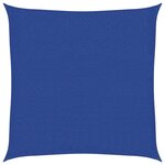 vidaXL Voile d'ombrage 160 g/m² Bleu 2 5x2 5 m PEHD