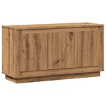 vidaXL Buffet chêne artisanal 102x35x55 cm bois d'ingénierie