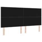 Headboard LED vidaXL Gris Foncé 100 cm Velours