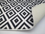 Tapis de salon Black&White 120 x 180 cm - Noir