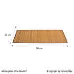 Tapis bambou 60 x 240 marron