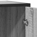 vidaXL Buffet sonoma gris 62x35x76 cm bois d'ingénierie
