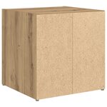 vidaXL Meuble TV 2 Pièces Marron 37 x 35 x 37 cm Bois d'ingénierie
