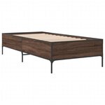 vidaXL Cadre de lit sans matelas chêne marron 90x190 cm