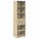 vidaXL Armoire de rangement mince chêne sonoma 50x42 5x225 cm