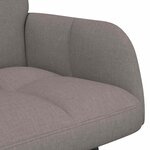 vidaXL Sofa 2 places Taupe 115 x 61 x 87 cm Tissu