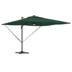 vidaXL Parasol Roma Vert 286 x 285 x 270 cm Aluminium et polyester