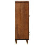 vidaXL Haut de meuble 60x33x100 cm en bois massif de mangue