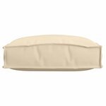 vidaXL Coussin pour assise de palette 2 Pièces Beige 40 x 40 x 8 cm