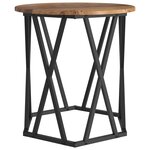 Table d'appoint vidaXL 2 pièces en bois ancien