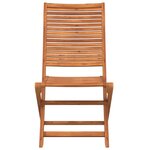 vidaXL Chaises pliables de jardin lot de 4 gris bois d'acacia massif