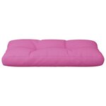 vidaXL Coussin de palette rose 70x40x12 cm tissu