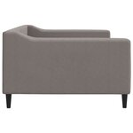 vidaXL Lit de repos taupe 100x200 cm tissu