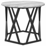 Tables d'appoint empilables vidaXL 2 Pièces Gris Sonoma en bois reconstitué