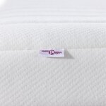 vidaXL Matelas Blanc 140 x 190 cm Polyester