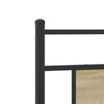 vidaXL Cadre de lit sans matelas chêne sonoma 80x200 cm