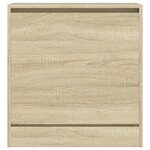 vidaXL Armoire à chaussures chêne sonoma 60x34x63 5 cm bois ingénierie