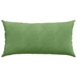 vidaXL Coussins de canapé 2 Pièces Vert clair 80 x 40 cm
