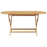 vidaXL Ensemble de salle à manger pour jardin 7 Pièces Marron