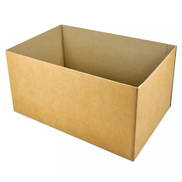 Demi-caisses carton – Lot de 1 brun 100x120x60 cm
