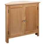 vidaXL Armoire d'angle 80x33 5x78 cm Bois de chêne massif