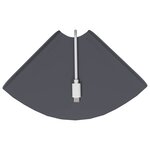 vidaXL Étagère Flottante d'Angle 2 pc Anthracite 15 x 15 x 2 cm