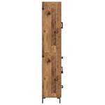 vidaXL Haut Armoire Bois Ancien 69 5 x 34 x 180 cm Bois d'ingénierie