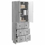 vidaXL Ensemble de Meubles 2 Pièces 66 x 34 5 x 90 cm Bois d'ingénierie