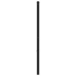 vidaXL Tête de lit de remplacement métal noir 200 cm