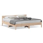 vidaXL Cadre de lit sans matelas 180x200 cm bois massif de pin