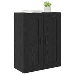 vidaXL Meuble mural Chêne noir 69 5 x 34 x 90 cm Bois d'ingénierie