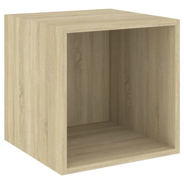 vidaXL Armoire murale Chêne Sonoma 37x37x37 cm Bois d’ingénierie