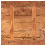 vidaXL Dessus de table 50x50x2 5 cm carré bois massif d'acacia